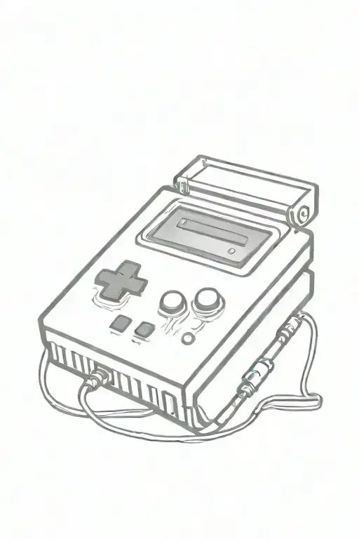 music gaming 8bit games tattoo design idea