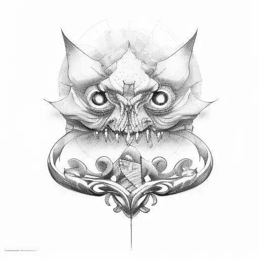 depression  tattoo design idea