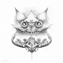 depression  tattoo design idea