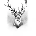 Irish Stag tattoo design idea