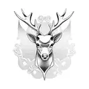 Irish Stag  tattoo design idea