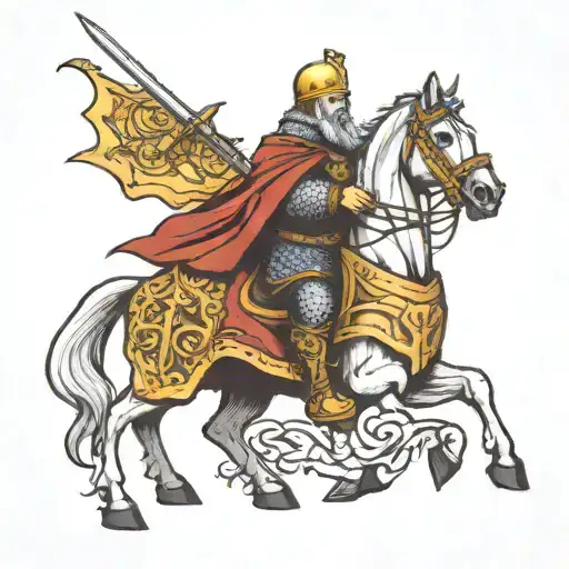 Robert the Bruce Scotland  tattoo design idea