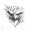 eagle in tree tattoo design idea