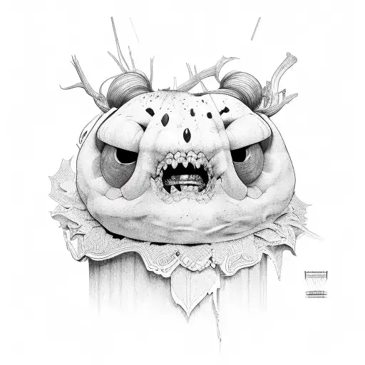 boo tattoo design idea