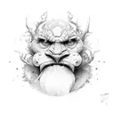 boo tattoo design idea