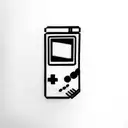 gameboy tattoo design idea