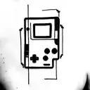 gameboy tattoo design idea