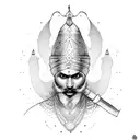 sikh warrior tattoo design idea