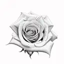 Yellow Rose tattoo design idea