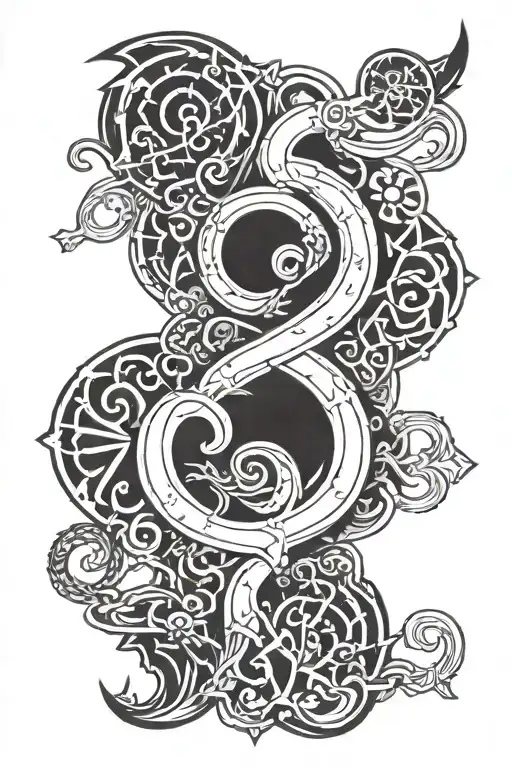cordelion an inscribed symbol tattoo design idea
