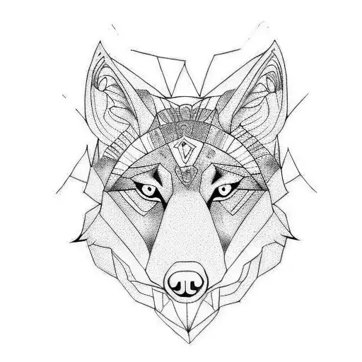 tattoo Man with tattoo Body and wolf head tattoo design idea
