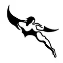 icarus falling tattoo design idea