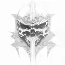 metallica tattoo design idea