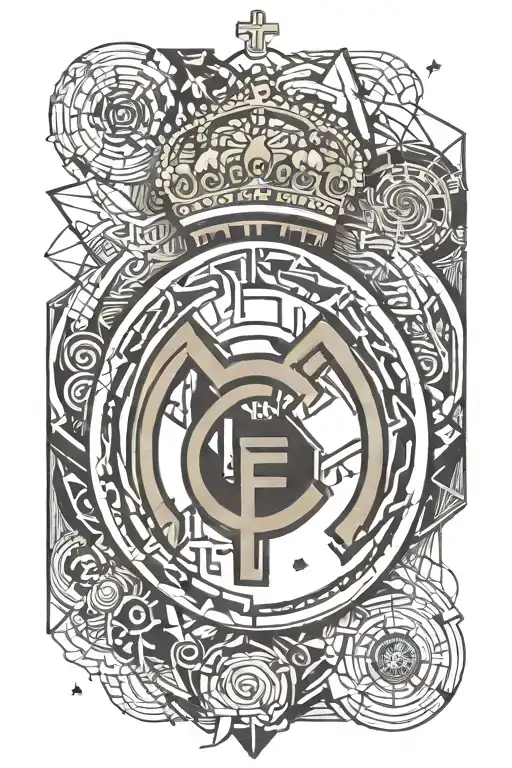 real madrid tattoo design idea