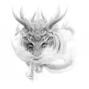 kirin tattoo design idea