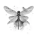 Dragonfly tattoo design idea