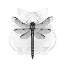 Dragonfly tattoo design idea