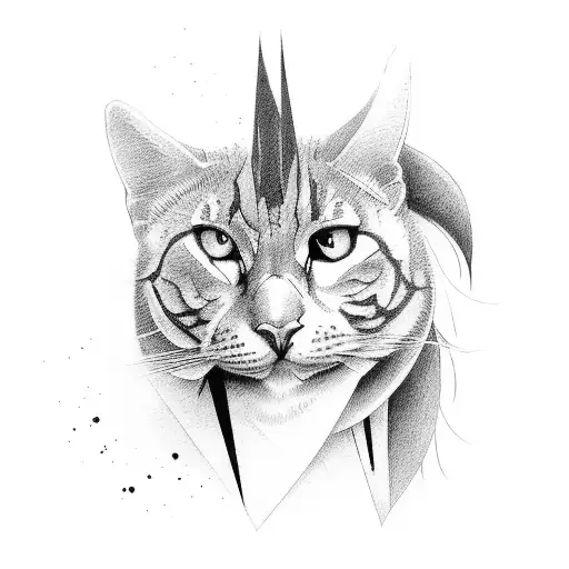 attitude tattoo design idea