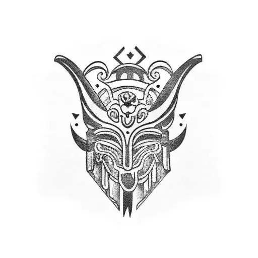 rainforest-themed bracelet tattoo with pre-Hispanic Filipino warrior symbols for upper arm tattoo design idea