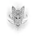 upper arm bracelet tattoo rainforest-themed  with pre-Hispanic Filipino warrior symbols tattoo design idea