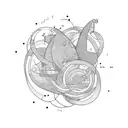 simple shapes  tattoo design idea