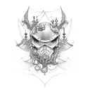 steampunk tattoo design idea