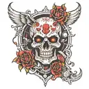 mecanic wrath deadly sin tattoo design idea