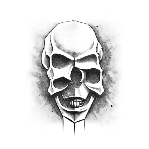 welder skull chain wrench tattoo design idea