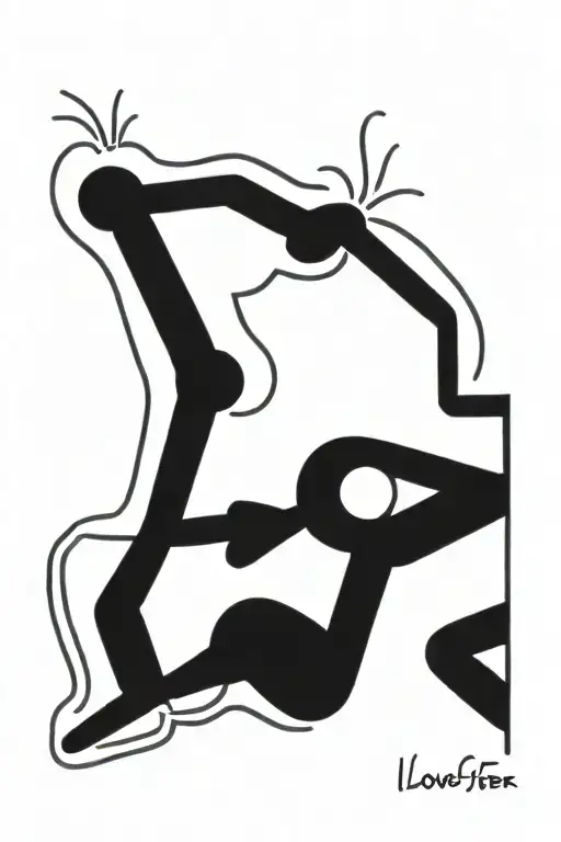 Lover loser tattoo design idea