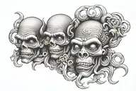 see no evil we hear no evil and speak no evil speak no evil tattoo design idea