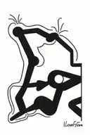 Lover loser tattoo design idea