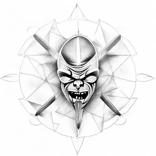 tenacious d  tattoo design idea