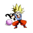 dragon ball z tattoo design idea