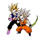 dragon ball z tattoo design idea