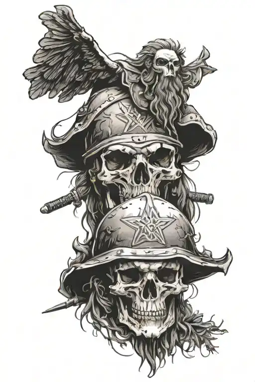 skenderbe in Albania battle tattoo design idea
