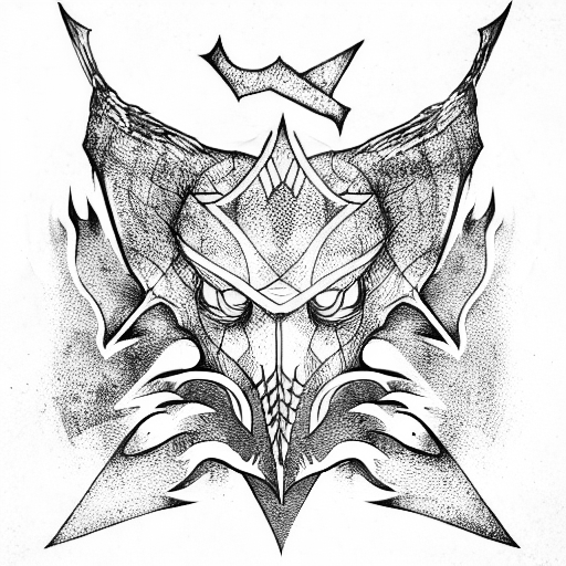 Skyrim tattoo design idea