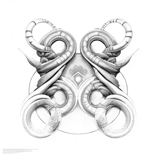 Dotwork "Dune Forearm Atreides" Tattoo Idea BlackInk AI