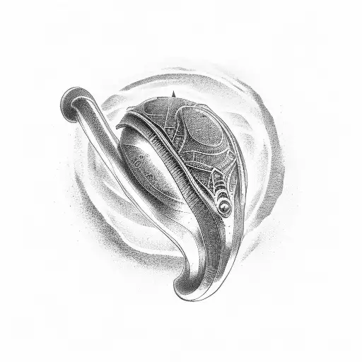 Dotwork "Dune Forearm Atreides" Tattoo Idea BlackInk AI