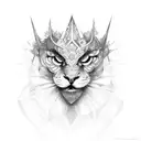 tiara tattoo design idea