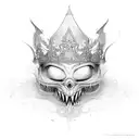 tiara tattoo design idea