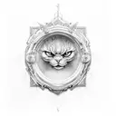 tiara tattoo design idea