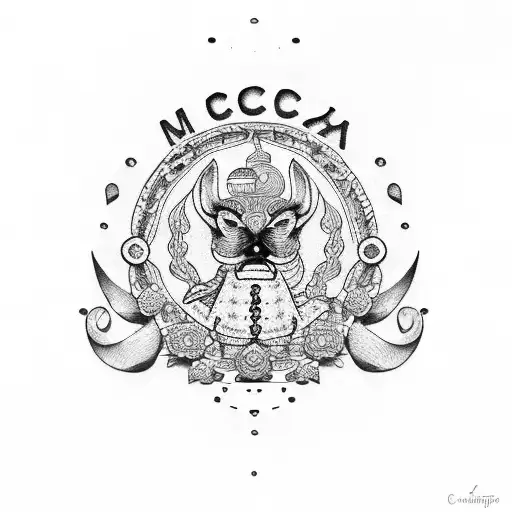 ramas de cafe con lotería mexicana tattoo design idea