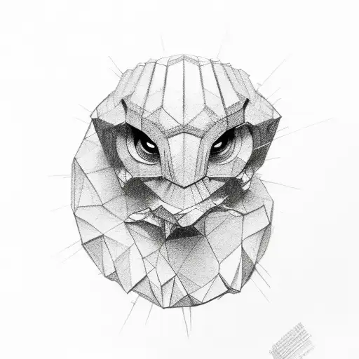 Thinker tattoo design idea