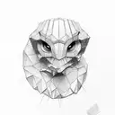 Thinker tattoo design idea