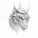 Thinker tattoo design idea