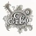 written C10 with Portuguese brevet tattoo design idea