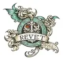 written C10 with Portuguese brevet tattoo design idea