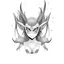 Anime Succubus  tattoo design idea