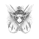 Anime Succubus  tattoo design idea