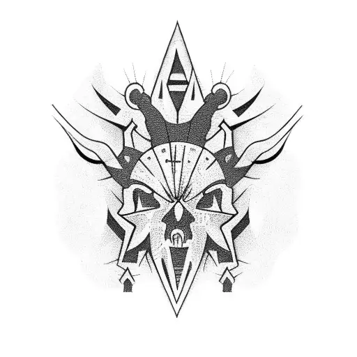 tribal 2000's tattoo design idea